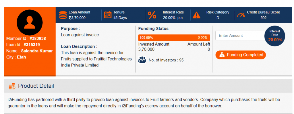 loan against invoice