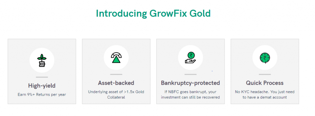 growfix gold loan pool