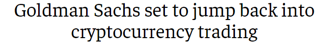 goldman sachscrypto