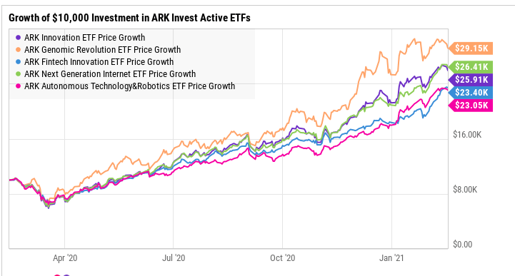 ARK Investment performance