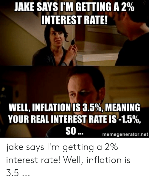 saving rate and inflation