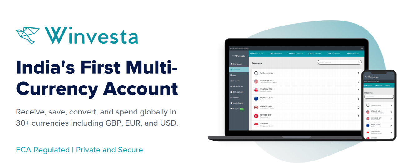 Winvestan Multi Currency Account