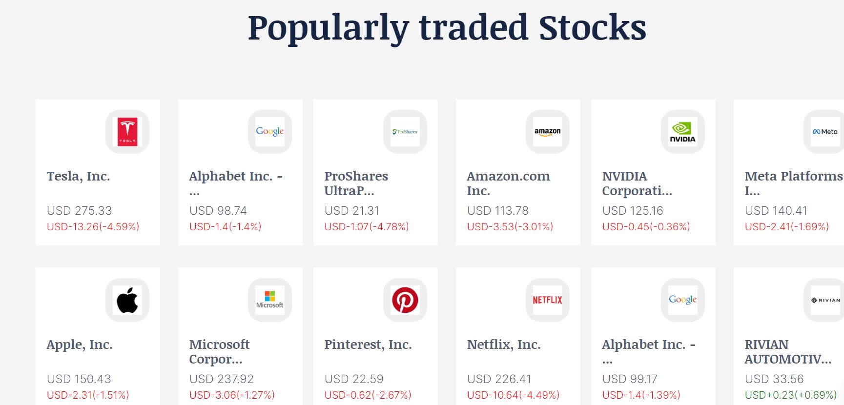 Stockal stocks