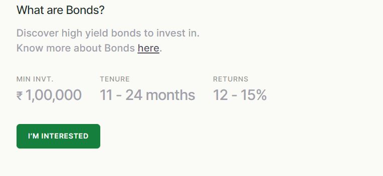 Tap invest bonds
