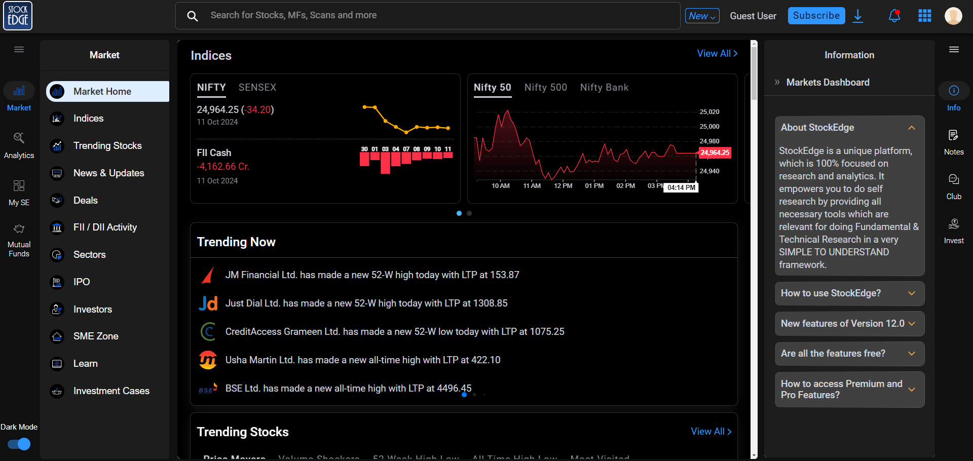 stockedge web