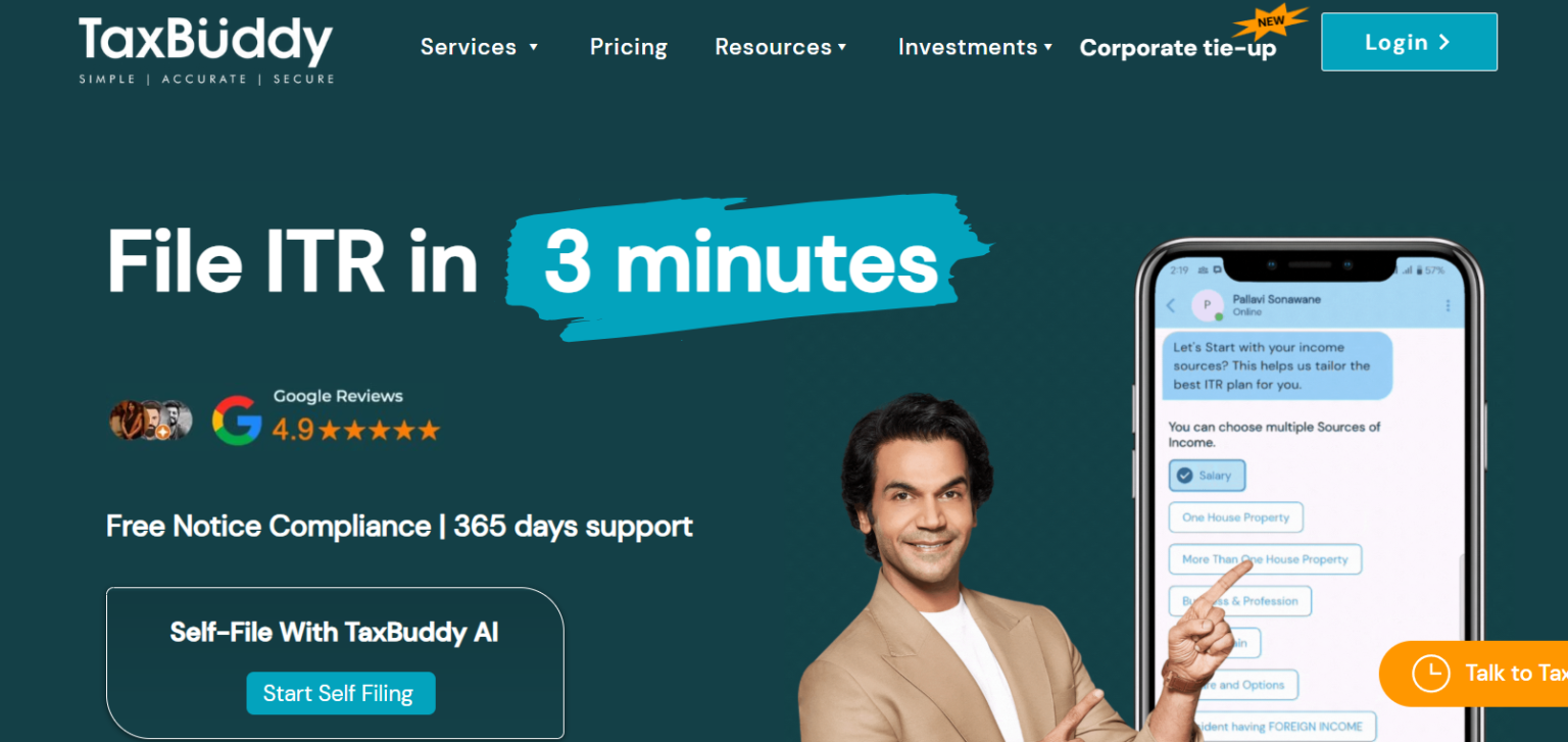 TaxBuddy Review 2025 – Best Online Tax Filing Service in India ...